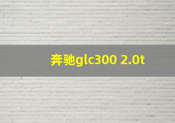 奔驰glc300 2.0t